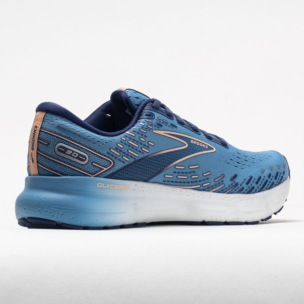 Brooks Glycerin 20 Women's  Blissful Blue/Peach/White