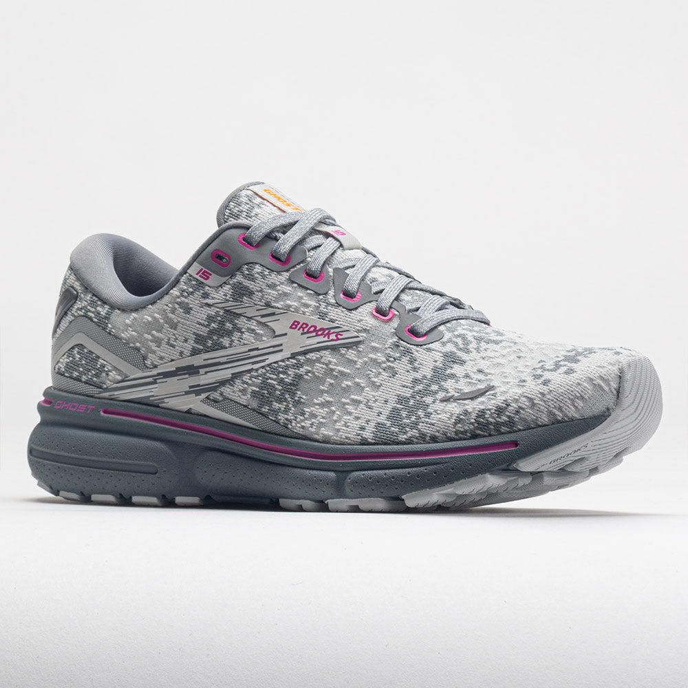 Brooks Ghost 15 Women's  White/Oyster/Oriole