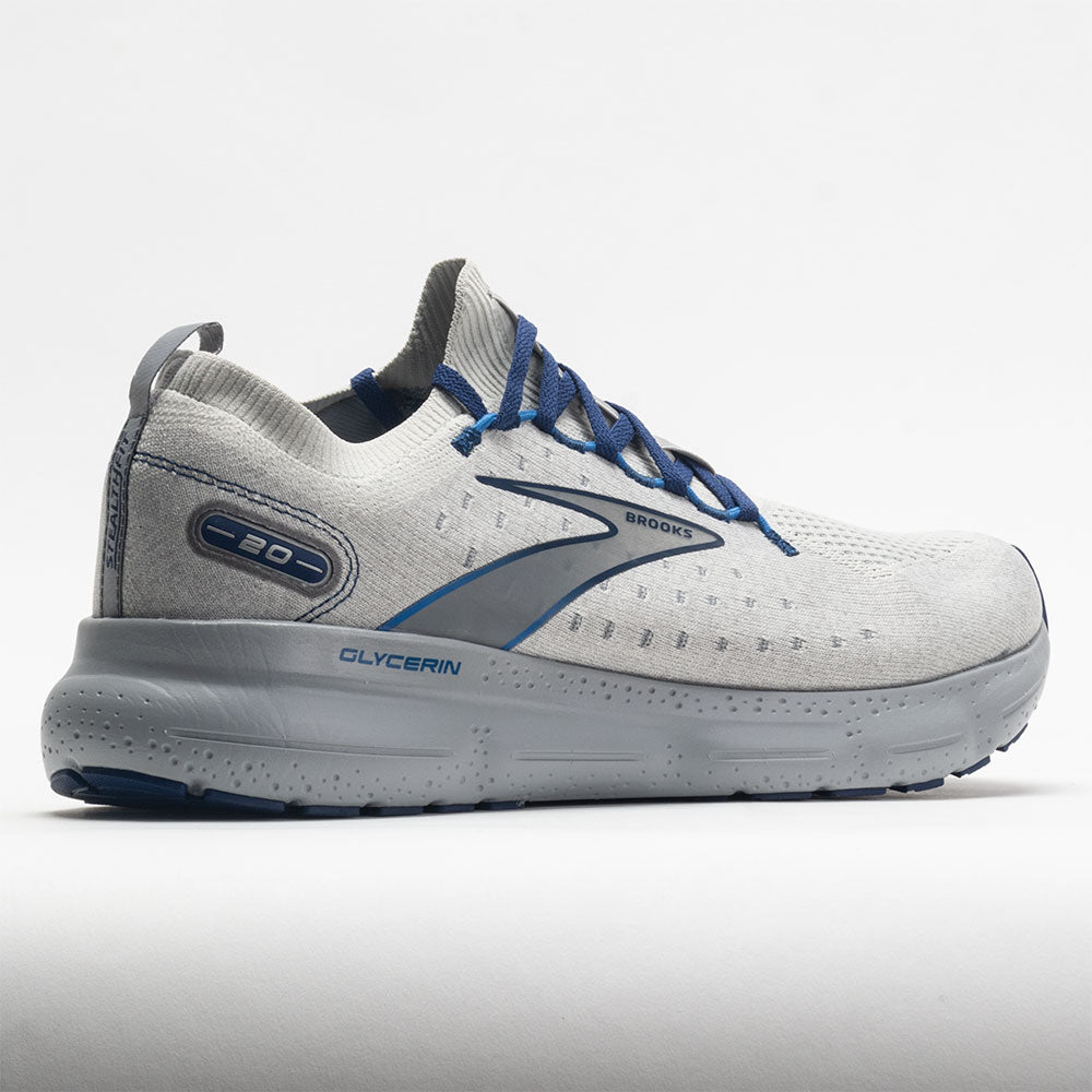 Brooks Glycerin StealthFit 20 Men's  Oyster/Alloy/Blue Depths
